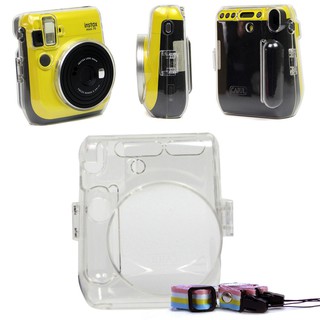mini bag℡Crystal Clear Transparent Hard Case Cover Shell Bag For Instax Mini 70 Film C