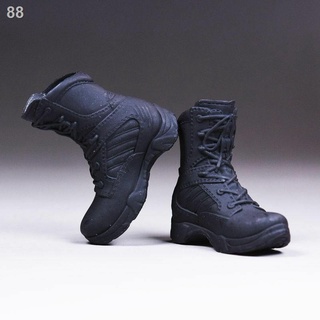 ▽1:6 Combat Boots Female Shoes W Ball Joint Inside F 12'' Figure