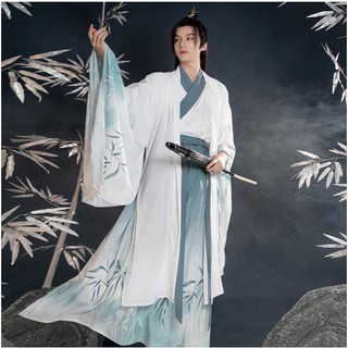 【Chinese Hanfu Culture】Chinese style Hanfu Han and Tang Dynasty Solitary Carp Hanfu Men's Suit Stude