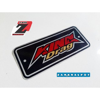 King DRAG Emblem For Racing Exhaust