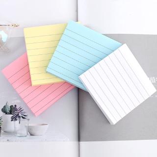1pc Horizontal Line Small Note Book Candy Color Square Message Note Repeatedly Posted Sticky Note