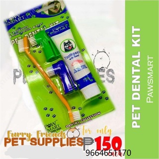 Pawsmart Complete DENTAL KIT (Cats and Dogs Toothpaste and Toothbrush)