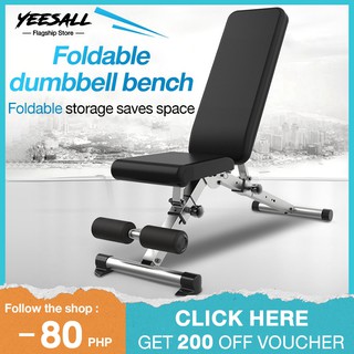 Yeesall Multifuction folding dumbbell bench ,Adjustable Exercise Bench,Bench press stool