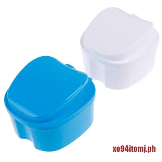 XOTOMJ 1PC Cleaning teeth Case Dental False Teeth Storage Box Container Denture Boxs