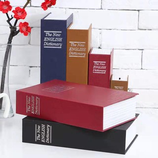 English dictionary mini safe box key creative book hidden book money hiding secret safe
