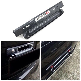 Plate AccessoriesG-7 Car Nismo Logo Adjustable Tilting Plate Holder Carbon-Black (4)
