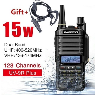 【Ready Stock】▪BAOFENG UV-9R Plus 15W waterproof Walkie Talkie VHF UHF Dual Band Handheld Two Way Rad