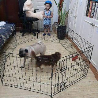 8 Panel Pet fence, Pet cage, Dog cage, Dog fence (1)