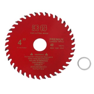 Boom♥4inch Circular Saw Blade 105mm 40 Teeth Wood Cutting Tool Woodworking Bore Diameter 20mm
