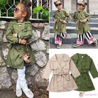ღ♛ღBaby Girl Autumn Winter Trench Coat Wind Jacket