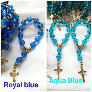 mini rosary (aqua,blue) (1)