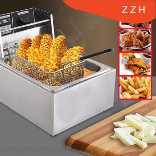 Electric deep fryer 8L 220V Stainless Steel Frying Machine Professional-Style Electric Deep Fryer