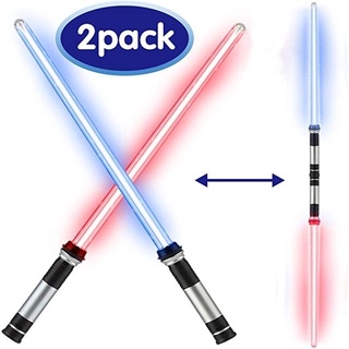 2pcs/1pc Star Wars Lightsaber Kids Cosplay Light Saber for boy Toys Birthday Gifts Gifts for Birthday Christmas Graduation