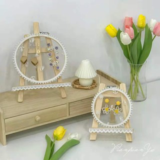 <24h delivery>W&G Creative lace earrings jewelry storage display stand shooting props decoration (3)