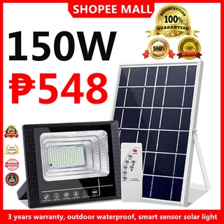 150W Waterproof Streetlight Solar Light Solar Led Floodlight 65W IP67 With Remote and Solar Panel