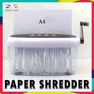 ✲A4,A5 Manual Paper Cut Shredder for Office Home School Paper Shredder (Back)