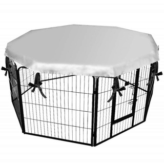 SERDA Dog Cage Cover Outdoor Pet Sun Protection Rainproof Waterproof Anti-escape Protective Cover