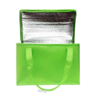 Cake Picnic Cooler Thermal Aluminum Foil Foldable Waterproof Large Capacity Insulated Bag