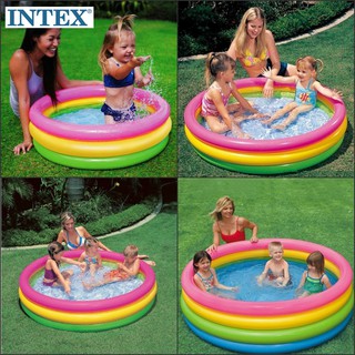 INTEX Inflatable Swimming Pool Outdoor Thickened Family Lounge Pool for Kids
