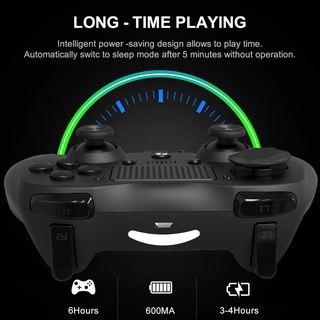 【YLW】Wireless Game Controller Dual Vibration Easy Grip Gamepad Upgraded Joystick Gamepad Multiple Trigger Vibration For PS4 (3)