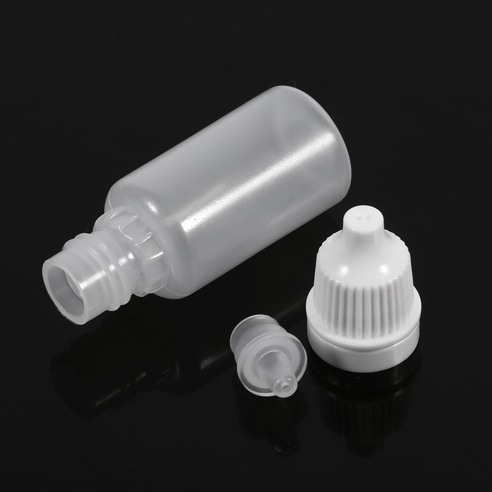 [READY STOCK] 50PCS Volume Empty Plastic Squeezable Bottles Eye Liquid Container Dropper 10ml (9)