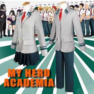 My Hero Academia Cosplay OCHACO URARAKA Asui Tsuyu Anime Uniforms Dress Midoriya Izuku School Uniform