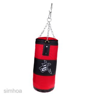 60cm Kickboxing Training Bags Martial Art Punching Sandbag Heavy Duty Hanging Chains Four Part Set (9)