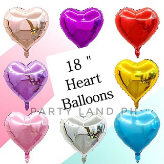 18 inch Heart Shaped Foil Balloons Party Decoration