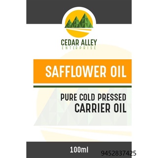 Safflower Carrier Oil 100ml (Pure Cold Pressed)