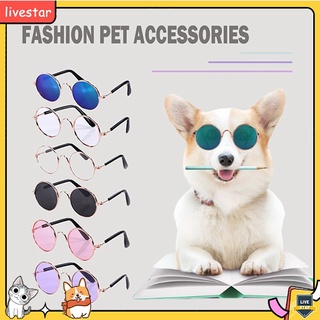 ▲№LS Lovely Pet Cat Glasses Dog Glasses Pet Products Kitty Toy Dog Sunglasses Pet Accessoires Round