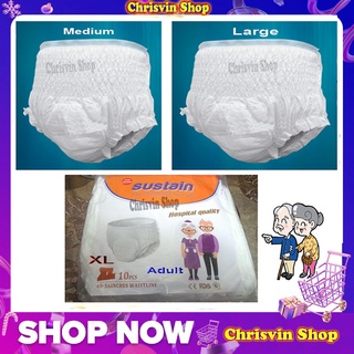 Ready stock Care Generic Adult Diaper (Pull-Ups) Medium, Large, XL - By 10's (1)