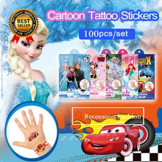 100pcs Brand Authorized Saftey Kids Stickers Cartoon Stickers Temporary Tattoo Sticker