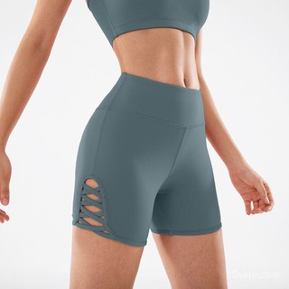 Fitness Sports Pants Female Quick-Drying Breathable Yoga Pants High Waist Hip Raise Pants Peach Hip