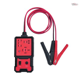 12V Car Battery Checker Electronic Relay Tester with Clips Auto Relay Diagnostic Tool