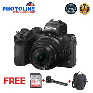 Nikon Z50 with 16-50 mm Lens Kit Mirrorless Camera With Free Sd card, Mounting Plate & Camera Bag