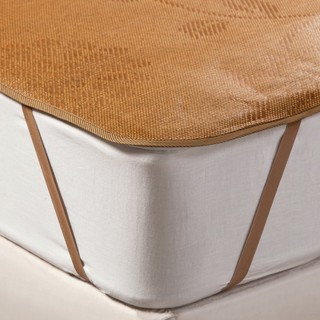ZJ□Natural Bamboo Mat Mattresses Summer Sleeping Rattan Cooling Bed Cover (4)