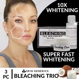 [ 10X WHITENING BLEACHING TRIO ] SkinGenerics 3in1 Bleaching Trio with Soap, Cream, Toner