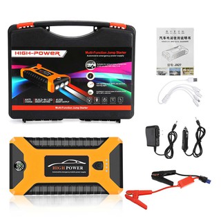 Car Power Bank Jump Starter 20000mA 600A 12V Output Portable Emergency Start-up Charger for Car