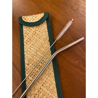 GoZERO Bent / Straight Metal Straw + Cleaning Brush