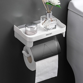 Toilet Paper Holder Wc Accessories Punch-free Roll Paper Storage Rack Kitchen Bathroom Accessories W