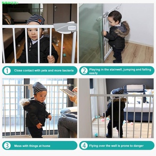 ❉【Warranty 1 Year】Baby Safety Gate Security Fence Balcony Safety Guard Baby Safety Stairs Gate