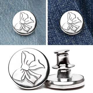 Jeans Buttons Retractable Adjustable Detachable Nail Free Metal Buttons For Clothing Diy Sewing Clothes Accessories