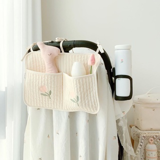 ins Korean Baby Bed Crib Storage Baby Bed Hanging Bag Stroller Diaper Bag Bear