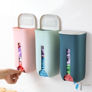 Plastic Bag Dispenser Wall Mounted Grocery Garbage Trash Bags Organizer Storage Box Holder for Home Kitchen Office Bedroom Bathroom/Sanitary napkin Dispenser/Tissue Box With Lid/Accessories Shelf/Garbage Bag Holder/Home Organizer