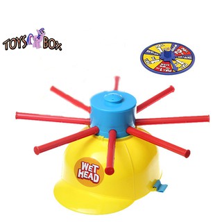 Wet Head Game Filled With Water Wheel Toy Hat Cap Glistening Wet Water Challenges Cap (1)