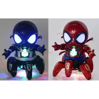 6-Claw Dancing Spiderman Robot Toy with Lights and Music