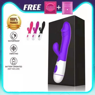 30 Speed Dual G-Spot Rabbit Vibrator Dildo Vibrator Adult Sex Toys for Women and Gir