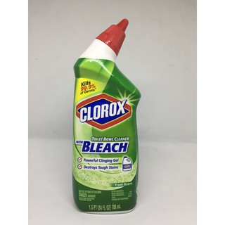 Clorox Toilet Bowl Cleaner with Bleach Fresh Scent 709ml