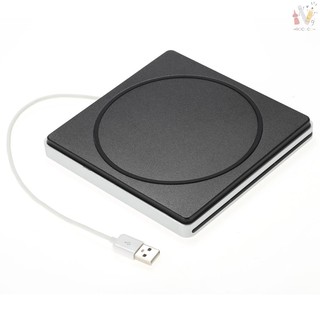 ❤RCC❤ USB 2.0 Portable Ultra Slim External Slot-in CD DVD ROM Player Drive Writer Burner Reader for (2)