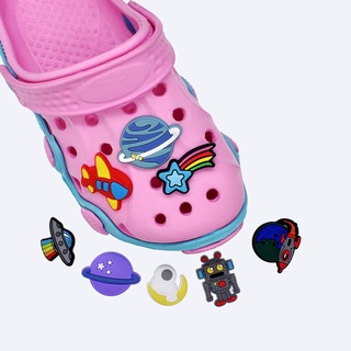 Cartoon Planet Crocs Jibbitz Soft PVC Clog Charms Pins for Crocs Slippers